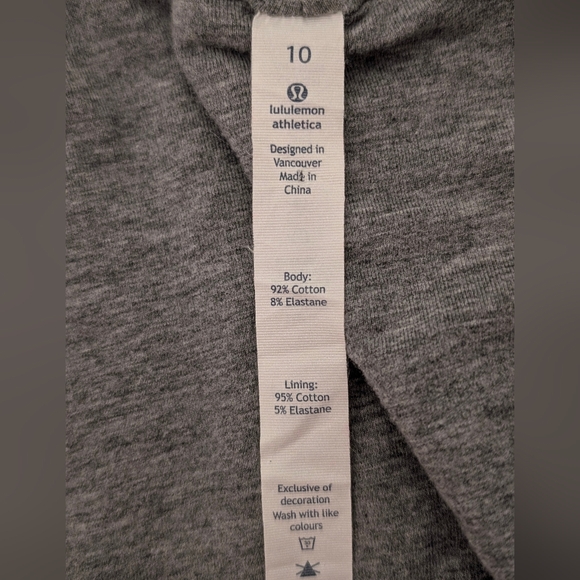 Lululemon║Heathered Grey Restore Wrap║Size 10 - Picture 5 of 8